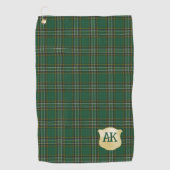 Irish National Original Irish Tartan Golfhandtuch (Vorderseite)