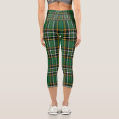 Irish National Tartan Capri Leggings (Rückseite)