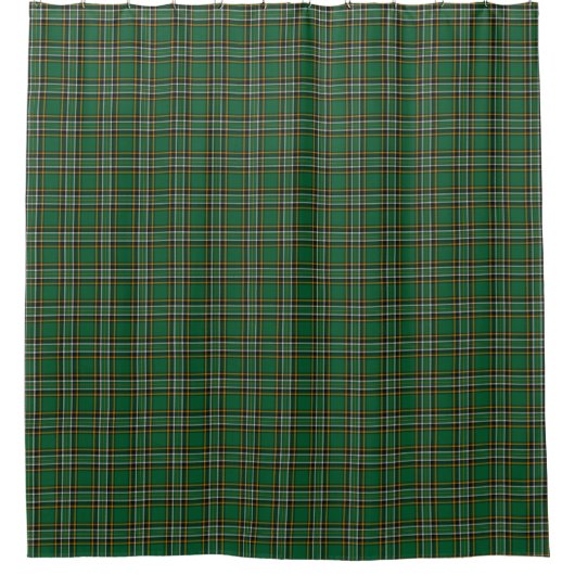 Irish National Tartan Duschvorhang (Vorderseite)