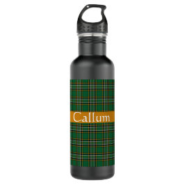 Irish National Tartan Personalisiert Edelstahlflasche