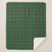 Irish National Tartan Sherpadecke (Vorderseite)