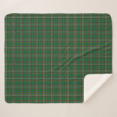 Irish National Tartan Sherpadecke (Vorderseite (Horizontal))
