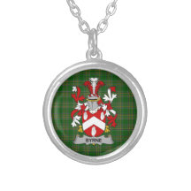 Irish Necklace Byrne oder O_Byrne Coat of Arms Fam