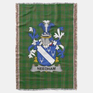 Irish Needham oder O_Nee Coat of Arms Familienwapp Decke