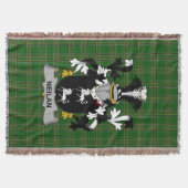 Irish Neilan oder O_Neylan Coat of Arms Family Cre Decke (Vorderseite)