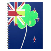 Irish New Zealand Flag Kleeblatt Clover St Patrick Notizblock (Vorderseite)