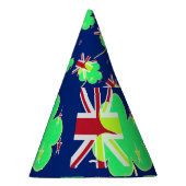 Irish New Zealand Flag Kleeblatt Clover St Patrick Partyhütchen (Rechts)