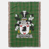 Irish Newcomen oder Newcombe Coat of Arms Family C Decke (Vorderseite Vertikal)