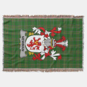 Irish Newman Coat of Arms Familienwappen Irland Decke (Vorderseite)