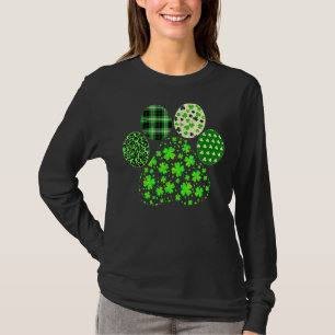 Irish Niedlich Dog Paw C St Patrick's Day Lucky Sh T-Shirt
