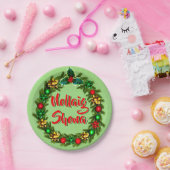 Irish Nollaig Shona Frory Christmas 7" Pappteller (Party)