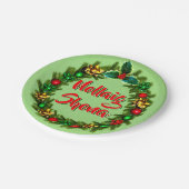 Irish Nollaig Shona Frory Christmas 7" Pappteller (Schrägansicht)