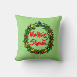 Irish Nollaig Shona Frory Christmas Kissen