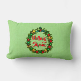 Irish Nollaig Shona Frory Christmas Lendenkissen