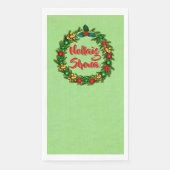 Irish Nollaig Shona Frory Christmas Serviette (Vorderseite)