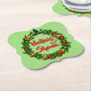 Irish Nollaig Shona Frory Christmas Untersetzer