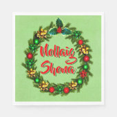 Irish Nollaig Shona Merry Christmas Luncheon Serviette (Vorderseite)