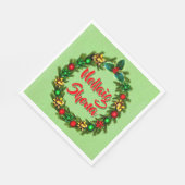 Irish Nollaig Shona Merry Christmas Luncheon Serviette (Ecke)