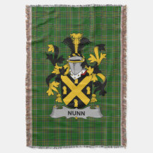 Irish Nunn Coat of Arms Familienwappen Irland