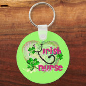 Irish Nurse Key Chain Schlüsselanhänger (Vorderseite)