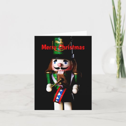 Irish Nutcracker Feiertagskarte (Vorderseite)