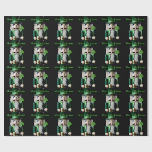 Irish Nutcracker Geschenkpapier (Flach)
