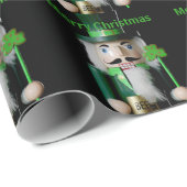 Irish Nutcracker Geschenkpapier (Rolleneckpunkt)