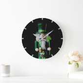Irish Nutcracker Große Wanduhr (Zuhause)