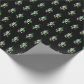Irish Nutcracker Pattern  Geschenkpapier (Ecke)