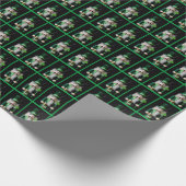 Irish Nutcracker Pattern Geschenkpapier (Ecke)