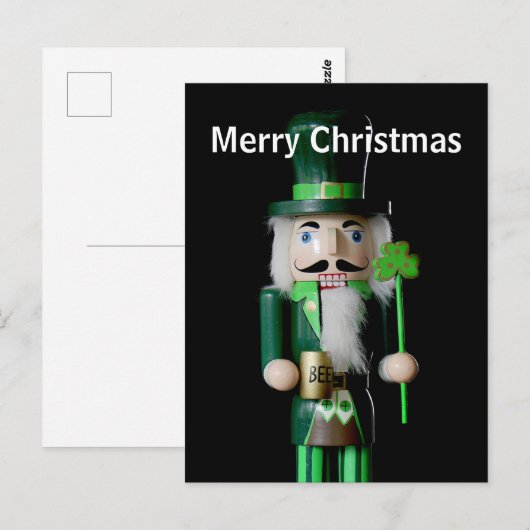 Irish Nutcracker Postkarte (Vorne/Hinten)