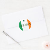 Irish Obama Runder Aufkleber (Umschlag)