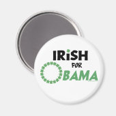 Irish Obama T - Shirt und Swag Magnet (Vorderseite/Rückseite)