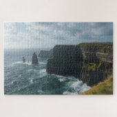 Irish Ocean Cliffs Jigsaw Puzzle (Horizontal)
