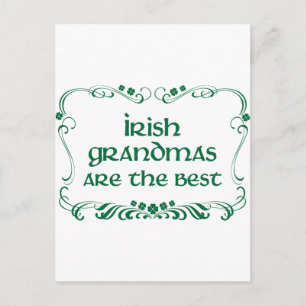 Irish Oma T - Shirt Postkarte