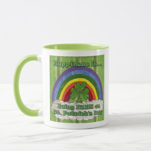 Irish on St Patrick's Day Coffee Tasse (Links)