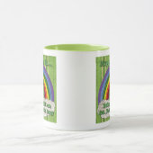 Irish on St Patrick's Day Coffee Tasse (Zentrum)
