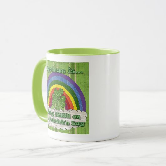 Irish on St Patrick's Day Coffee Tasse (Vorderseite Links)