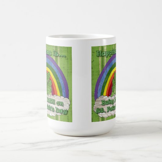 Irish on St Patrick's Day Coffee Tasse (Mittel)
