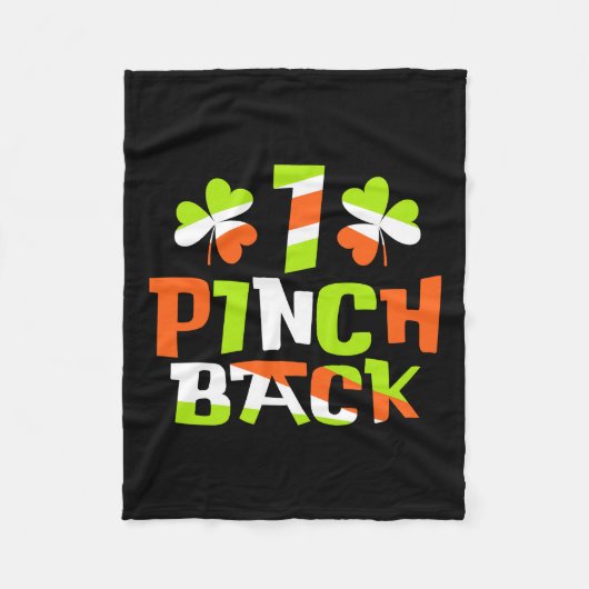 Irish One Push Back Fleecedecke (Vorderseite)