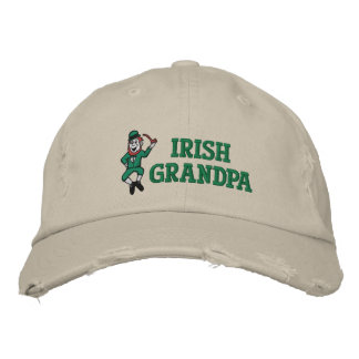 Irish Opa Stickerhat Bestickte Baseballkappe