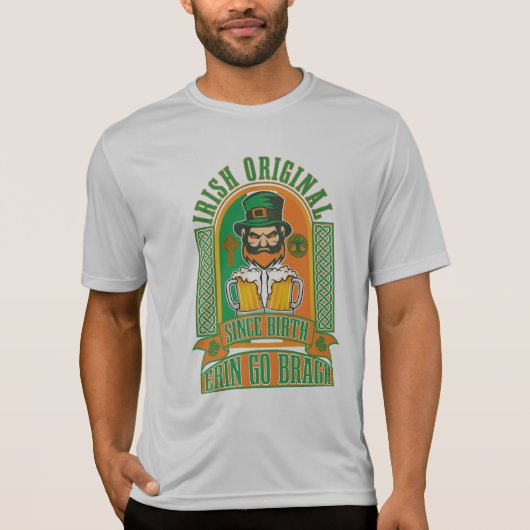 IRISH ORIGINAL SEIT GEBURT T-Shirt (Vorderseite)