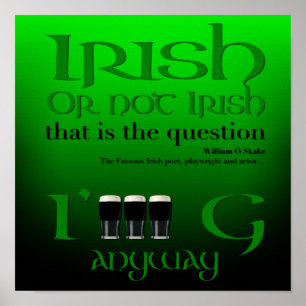 Irish Original St Patrick's Day Gr1SP Poster
