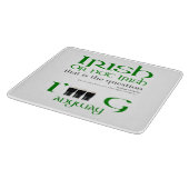 Irish Original St Patrick's Day SCuB Schneidebrett (Ecke)