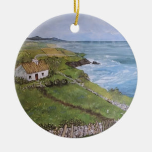 Irish Ornamanent Christmas Ireland Landkreis Kerry Keramik Ornament