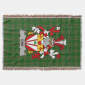 Irish Orr Coat of Arms Familienwappen Irland Decke (Vorderseite)