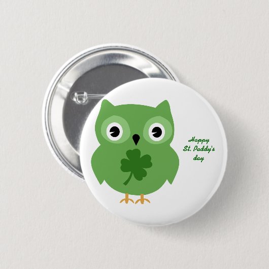Irish Owl Button (Vorne & Hinten)