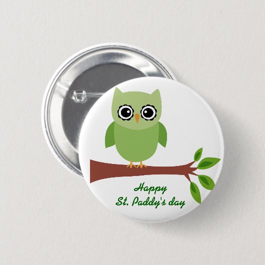 Irish Owl Button (Vorne & Hinten)