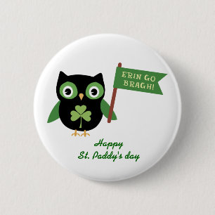 Irish Owl Button