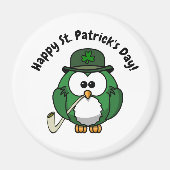 Irish Owl Circle Magnet (Vorne)